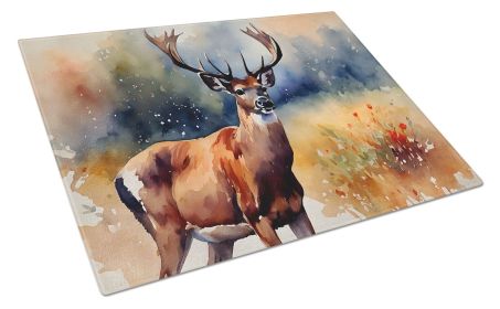NEW Deer Glass Cutting Board Decorative Tempered Glass Kitchen Cutting and Serving Board Large Size Chopping Board
